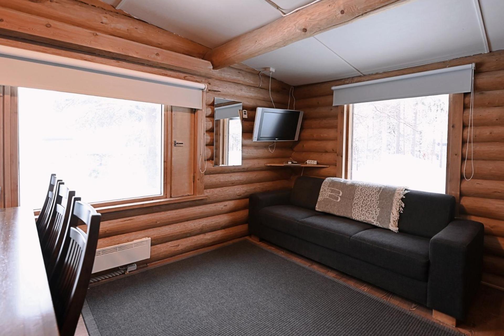 Classic Log Cabin Ski-In Ski-Out Levi Bagian luar foto