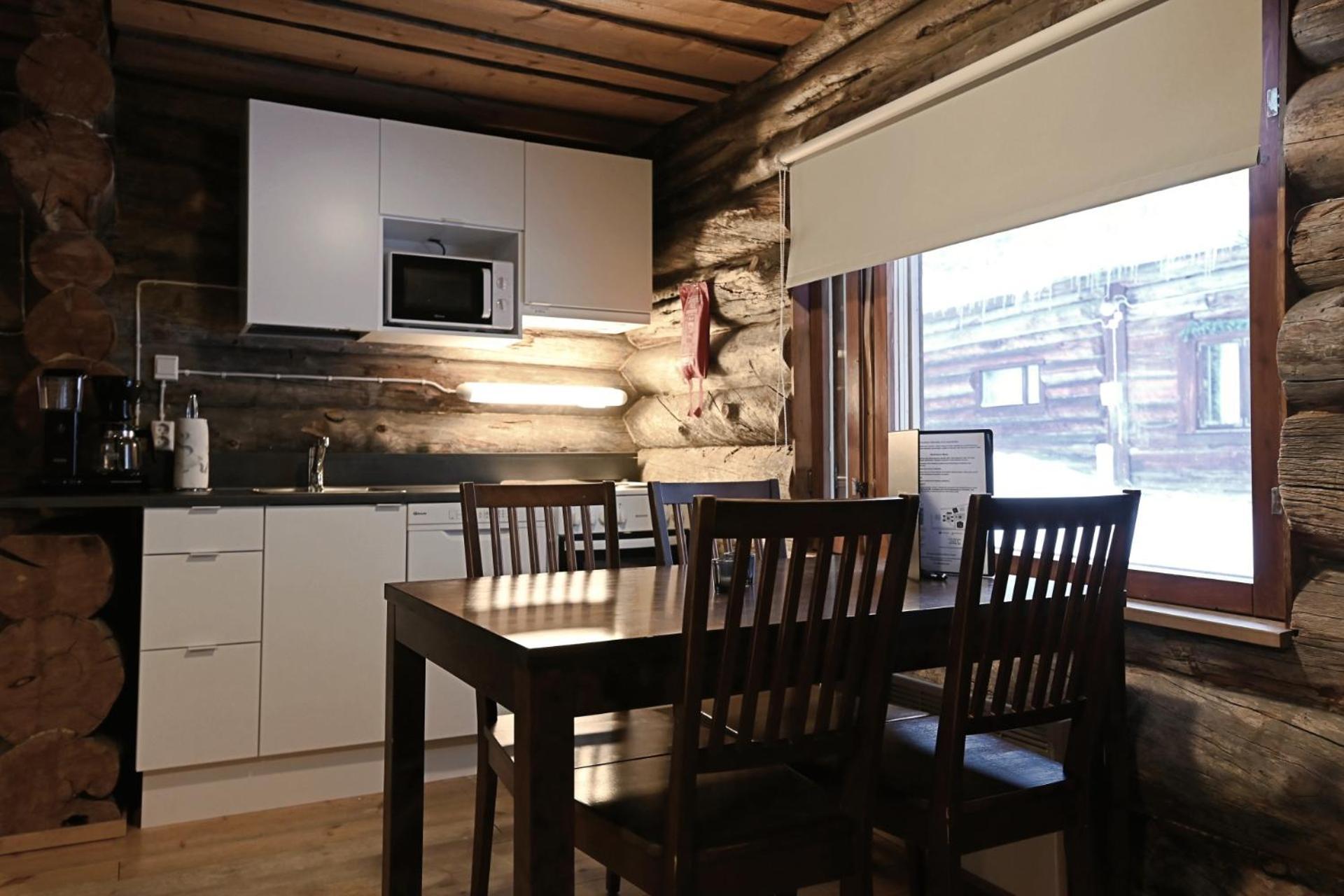 Classic Log Cabin Ski-In Ski-Out Levi Bagian luar foto