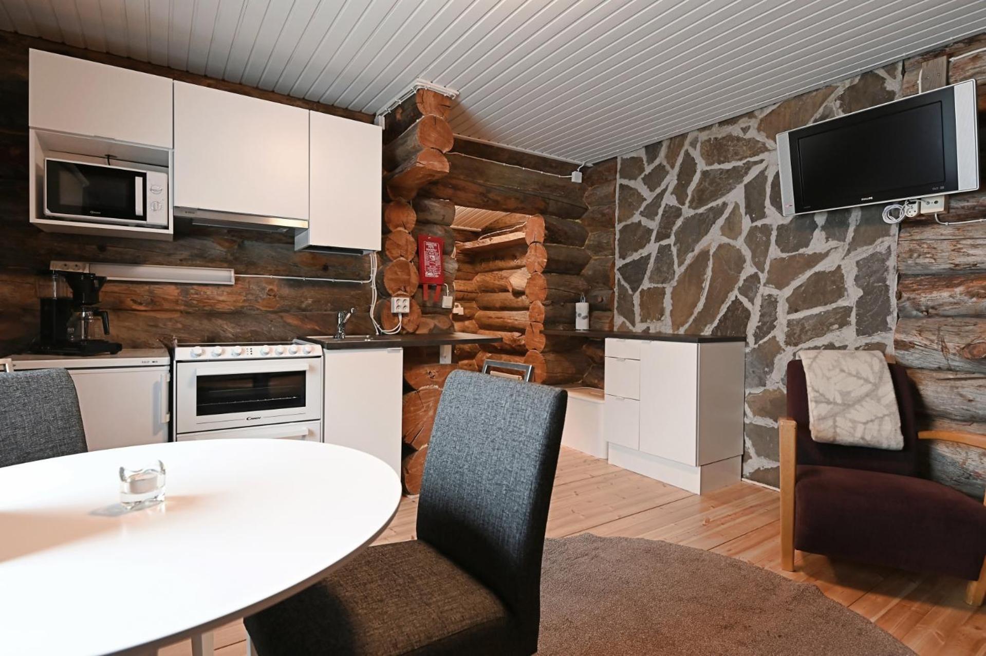 Classic Log Cabin Ski-In Ski-Out Levi Ruang foto